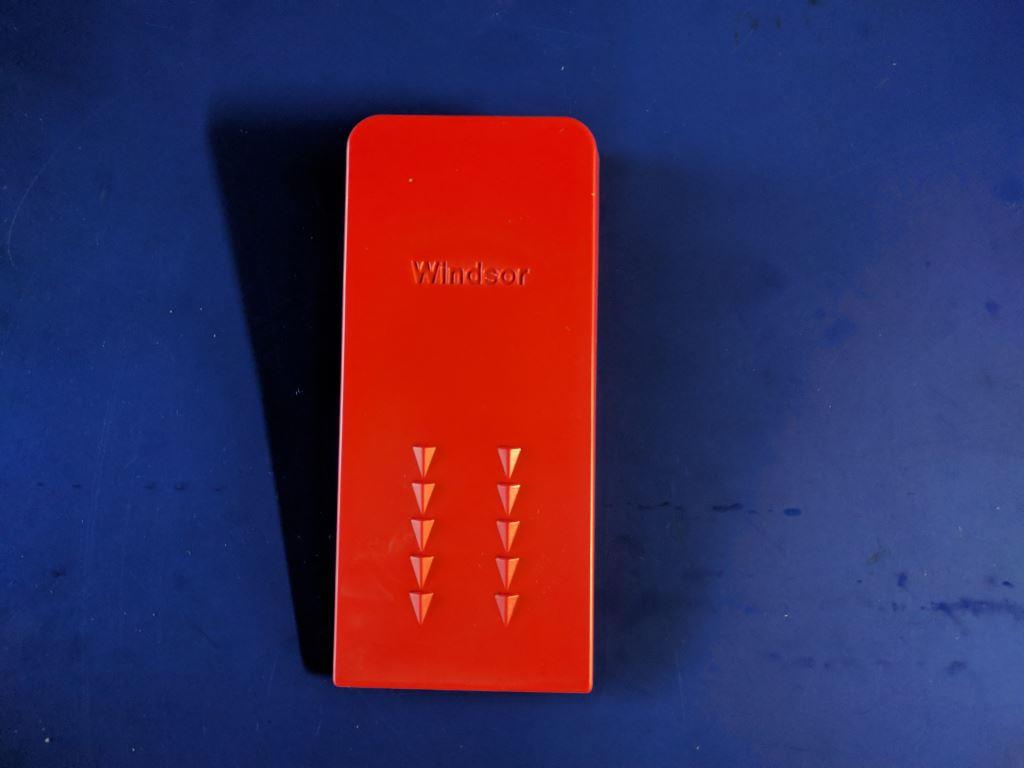 2 Pack Chainsaw Felling Wedges - 5.5" Orange Poly, Smooth Sides, Fits Most Chainsaw Brands