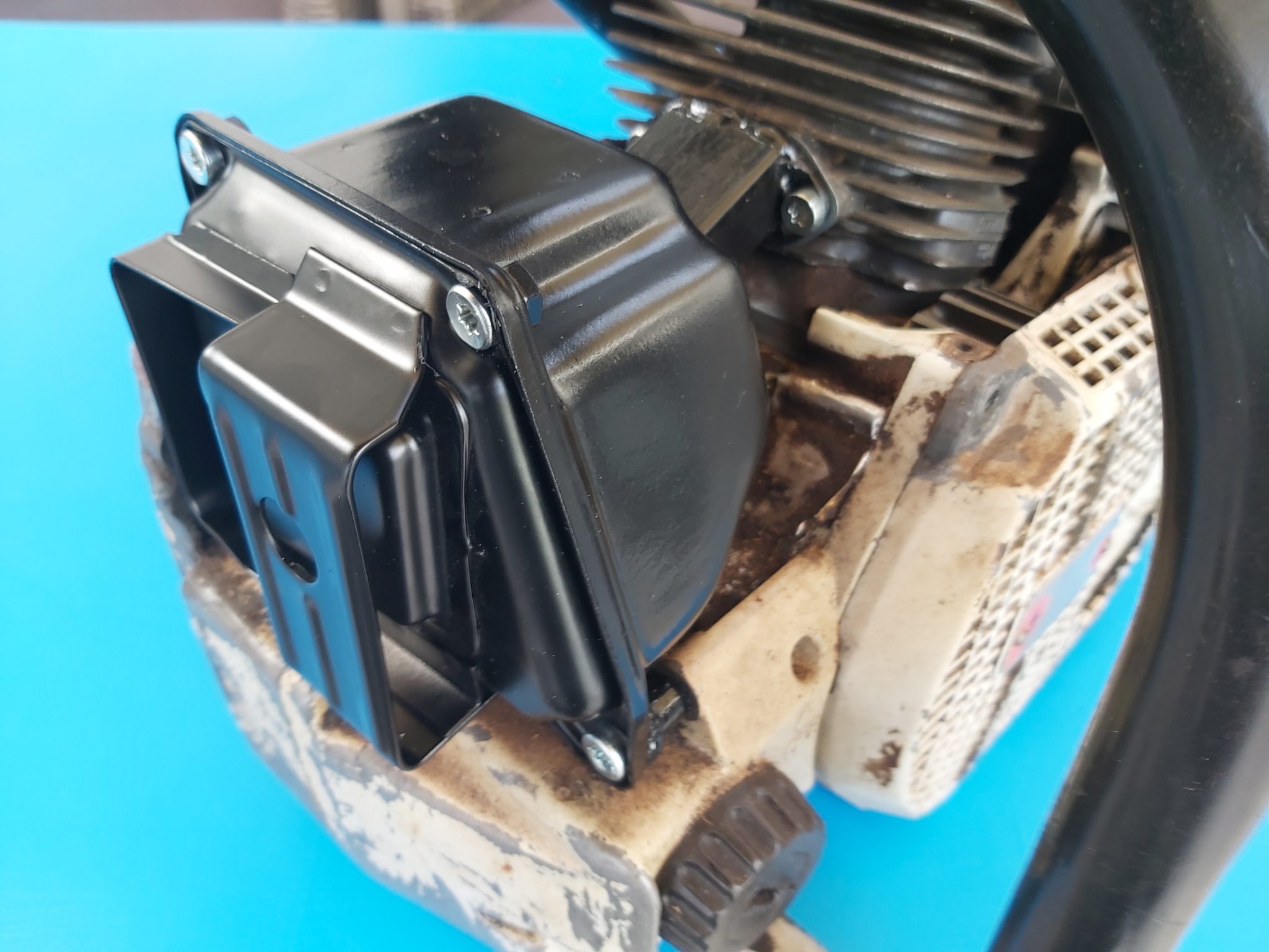 STIHL 084 Muffler Assembly with all Bolts *MODIFIED* Chainsaw Parts World