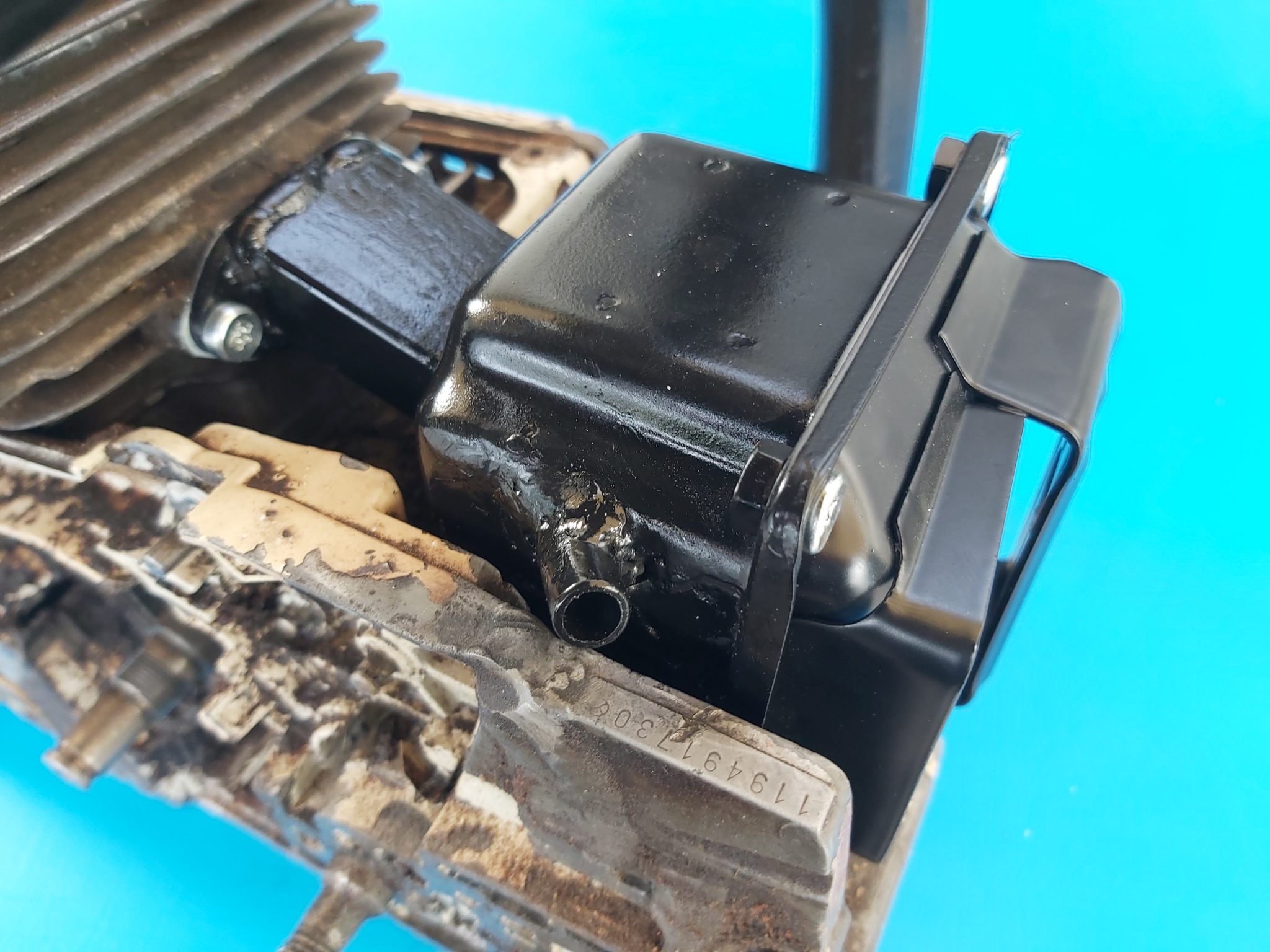 STIHL 084 Muffler Assembly with all Bolts *MODIFIED* Chainsaw Parts World