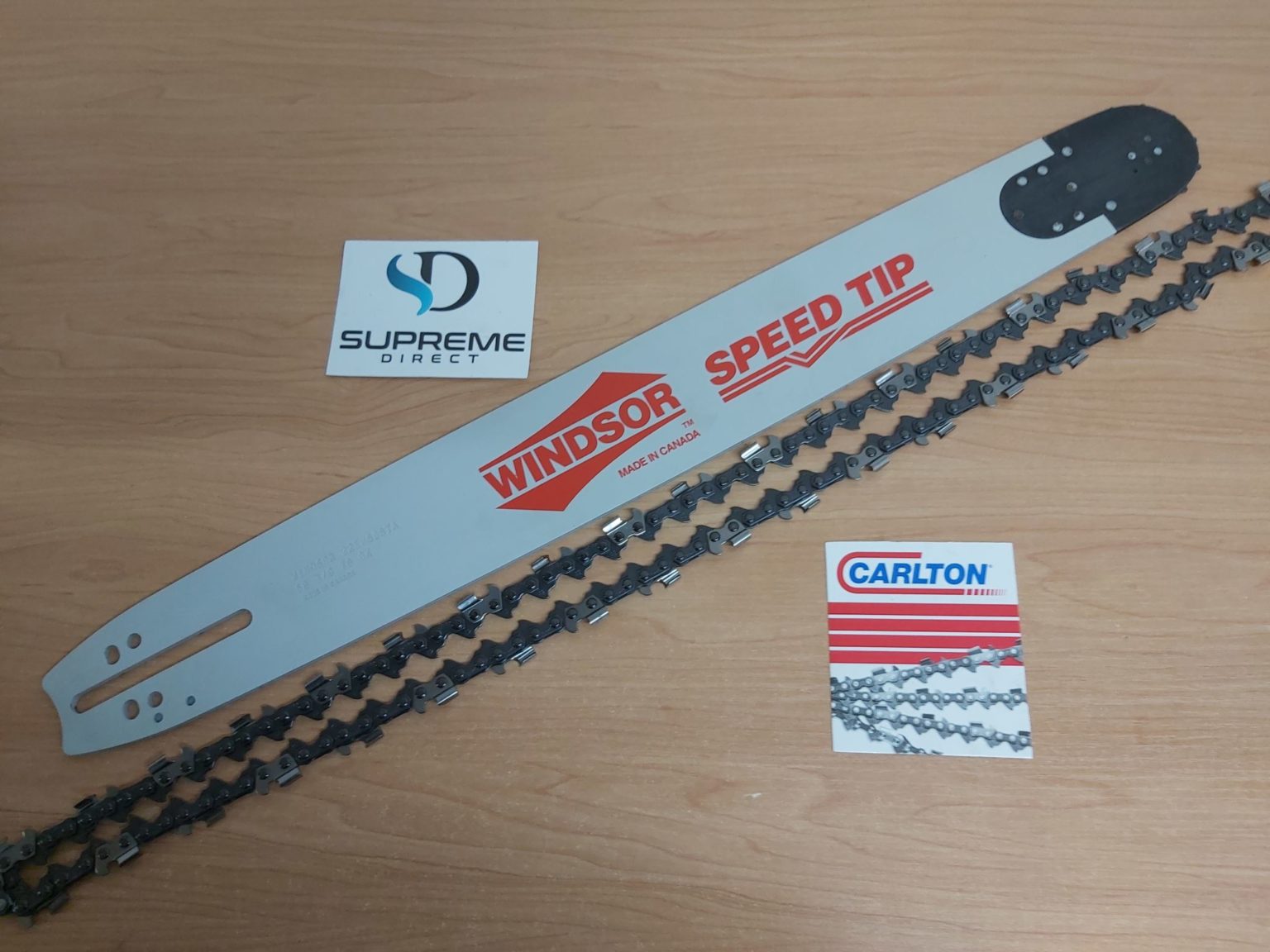 22 inch WINDSOR Bar & Carlton Chain, Husqvarna, Jonsered, Makita