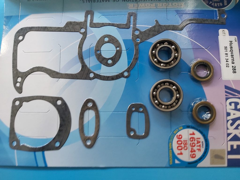 Aftermarket Gasket Set For Husqvarna 181, 281, 288 Chainsaws - Includes Oil Seals