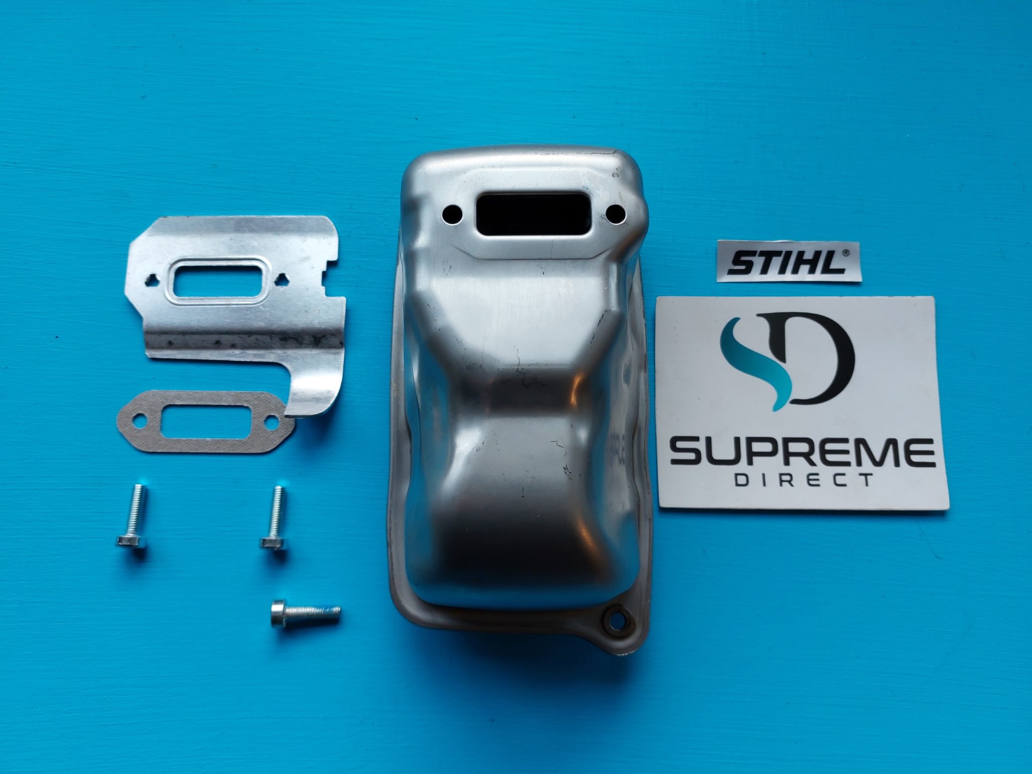 STIHL TS410, TS420 Muffler Kit with all Mounting Bolts Chainsaw Parts