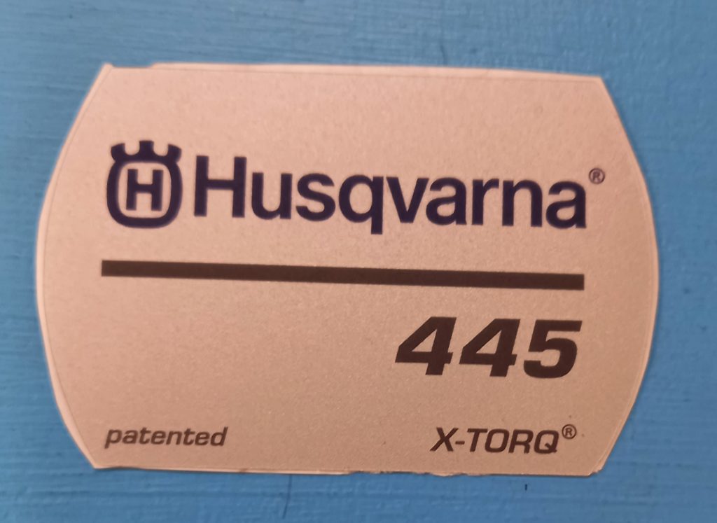 HUSQVARNA 445 Decal Chainsaw Parts World