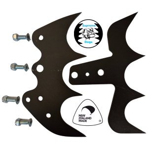 Husqvarna 298, 2100, 2101XP Spike Set *Heavy Duty* JUNGLE version fits modified chain brake cover